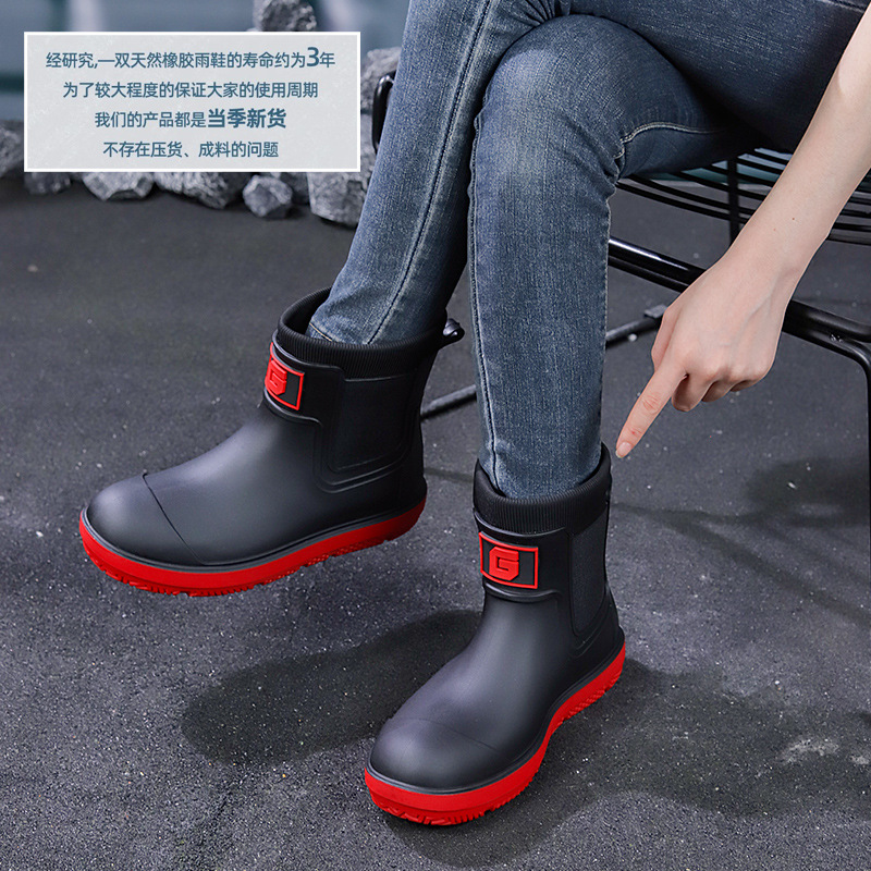 جديد الرجال احذية المطر في اله - مراجعة Fishing Boots وسعره