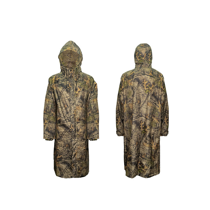 معطف واق من المطر طويل التمويه - مراجعة Fishing Rain Suit وسعره