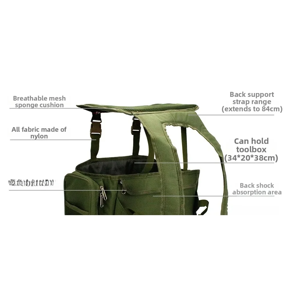 حقيبة ظهر لصيد السمك مع نسيج ن - مراجعة Fishing Backpack وسعره