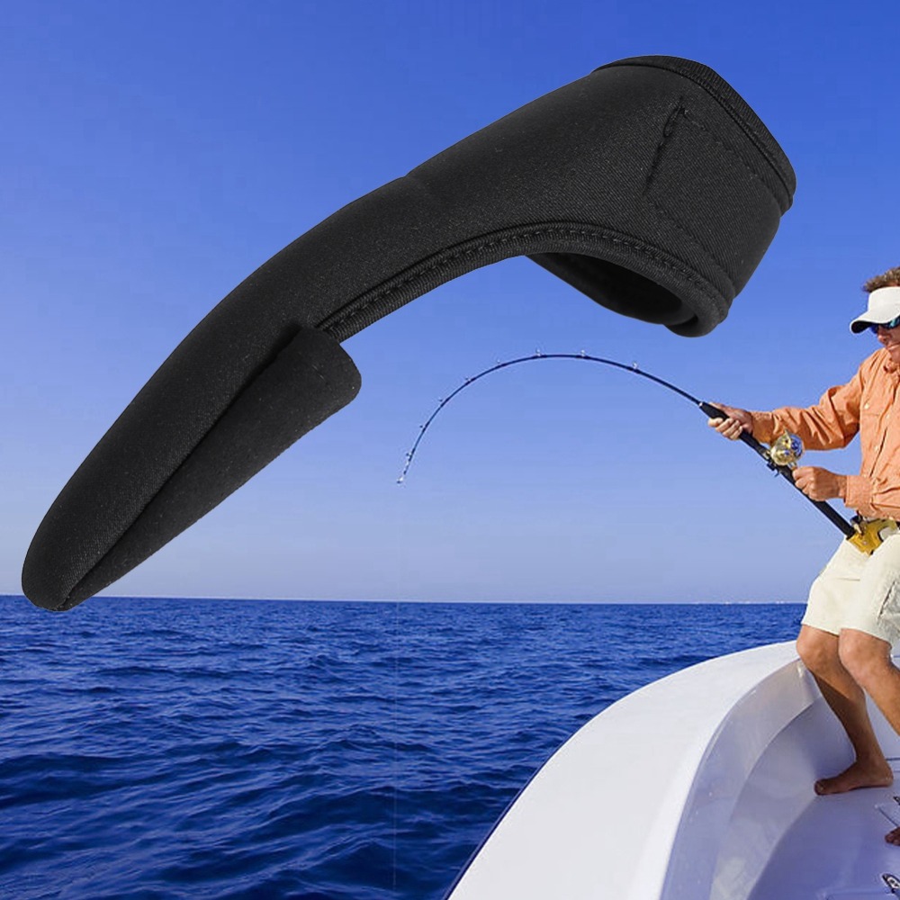 واقي إصبع واحد أسود متين غير ق - مراجعة Fishing Gloves وسعره