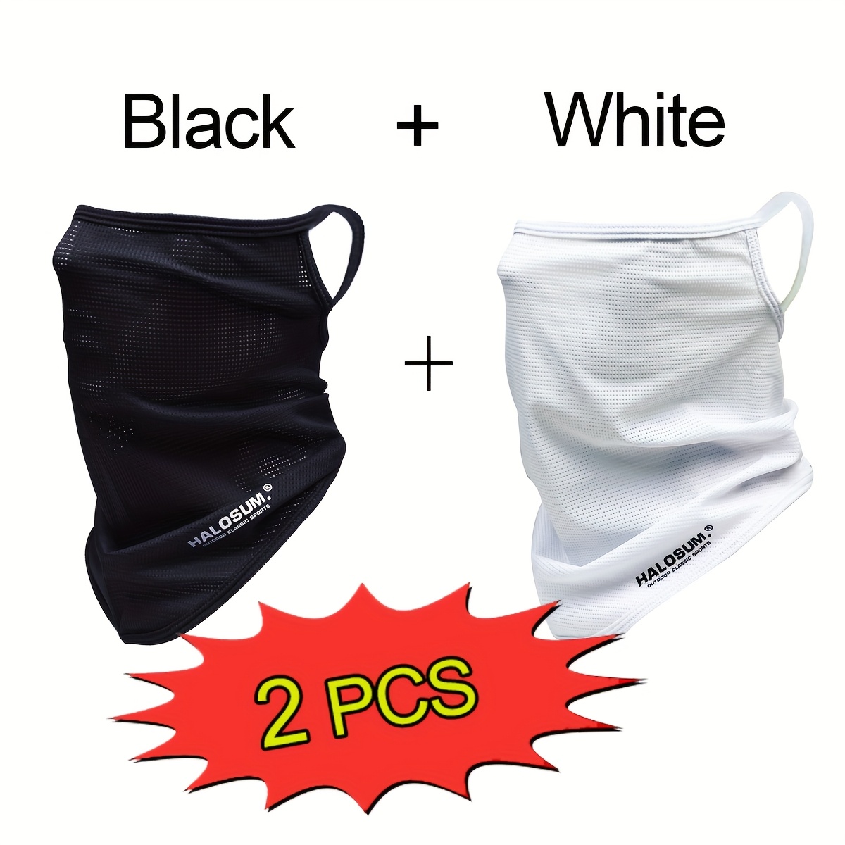 1/2 قطعة قناع وجه من الحرير ال - مراجعة Fishing Mask Sun Protection وسعره