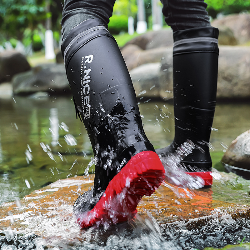 أحذية مطر رجالية أنيقة للأنشطة - مراجعة Fishing Boots وسعره